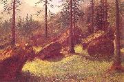 Albert Bierstadt Wooded Landscape France oil painting reproduction